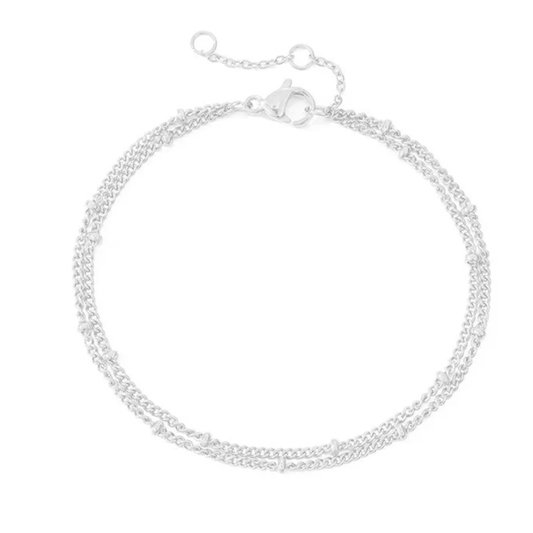 Armband 2 kedjor. - Milone Jewelry