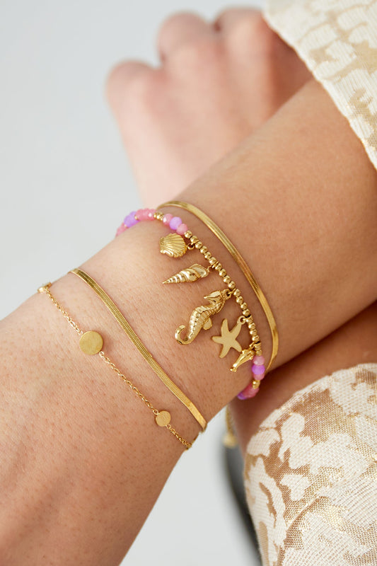 Armband med Ormlänk & Myntdetaljer - Milone Jewelry