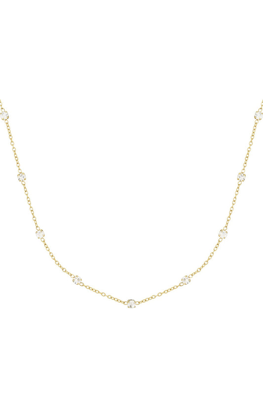 Dazzling Halsband med Glittrande Stenar - Milone Jewelry