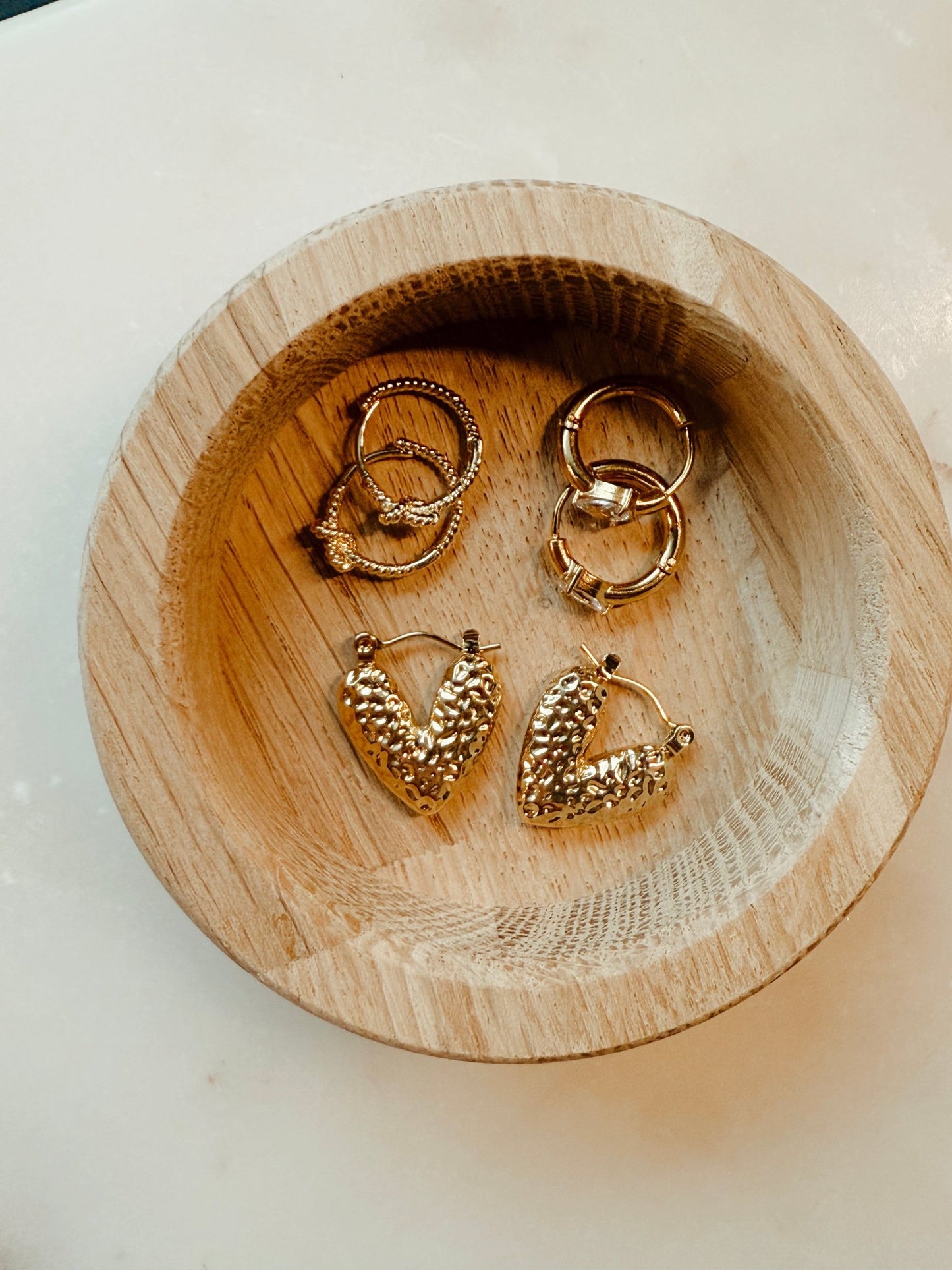 Golden Crush Hoops - Milone Jewelry