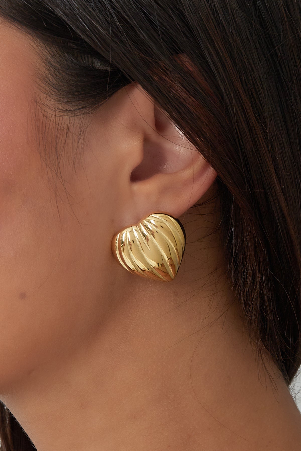 Hjärtformade Statement Örhängen - Milone Jewelry