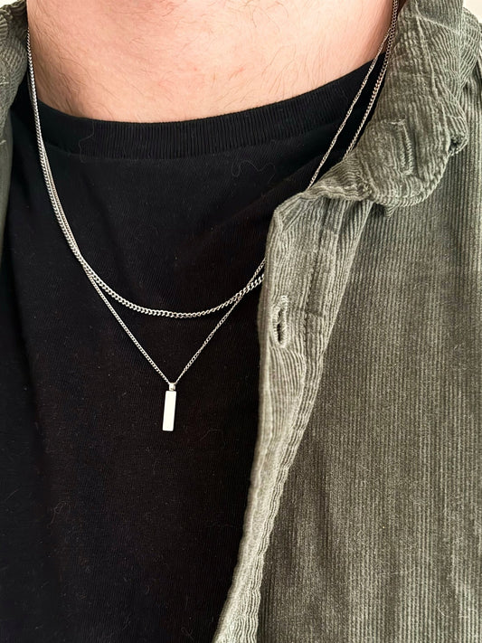 Necklace Layering Set - Herr halsband - Milone Jewelry