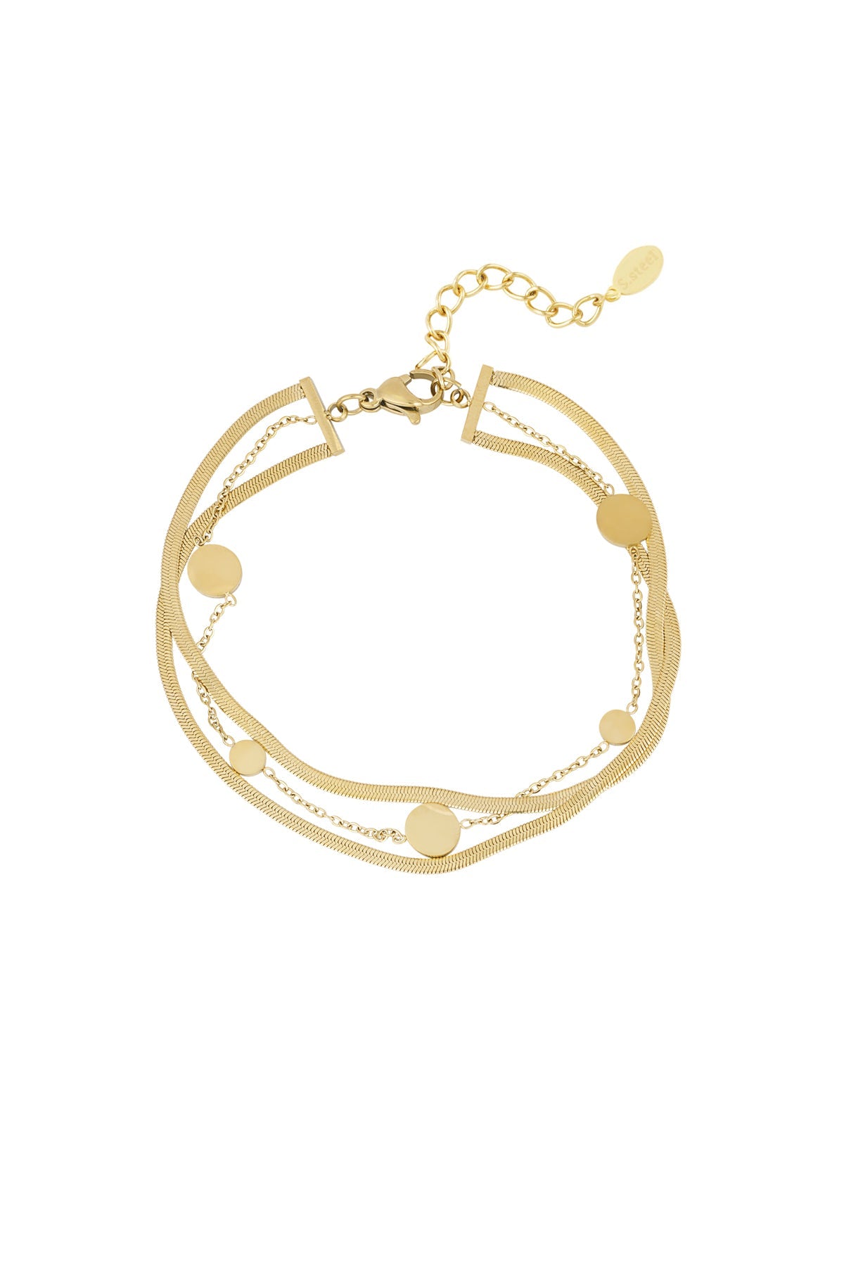 Armband med Ormlänk & Myntdetaljer - Milone Jewelry