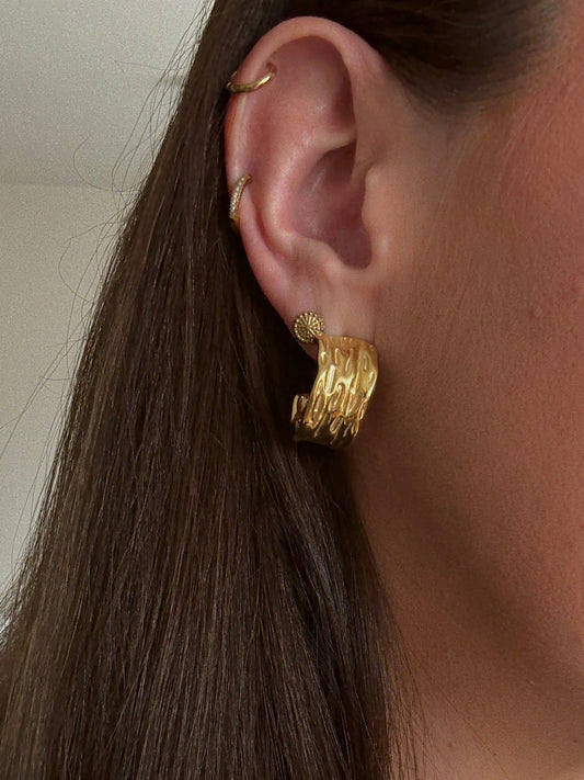 Breda Hoops – Statement i Balans - Milone Jewelry