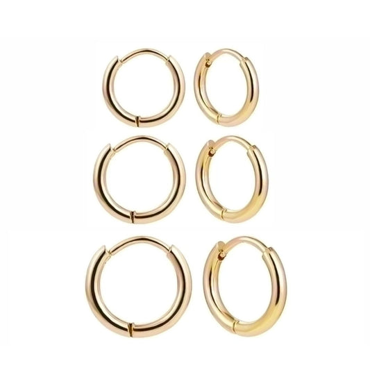 Classic Hoops Set - Milone Jewelry