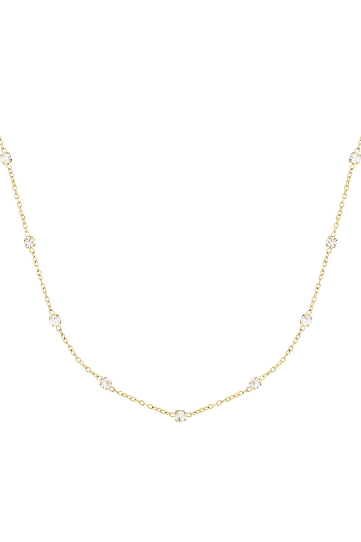 Dazzling Halsband med Glittrande Stenar - Milone Jewelry