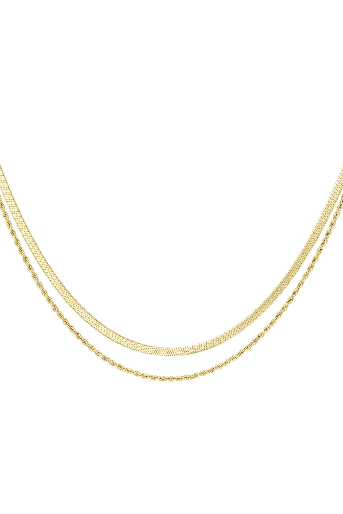 Dubbellänk Halsband - Milone Jewelry
