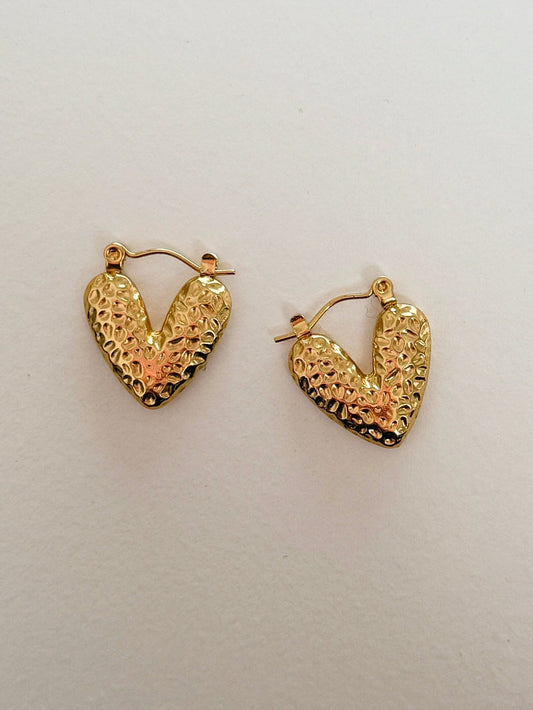 Golden Crush Hoops - Milone Jewelry