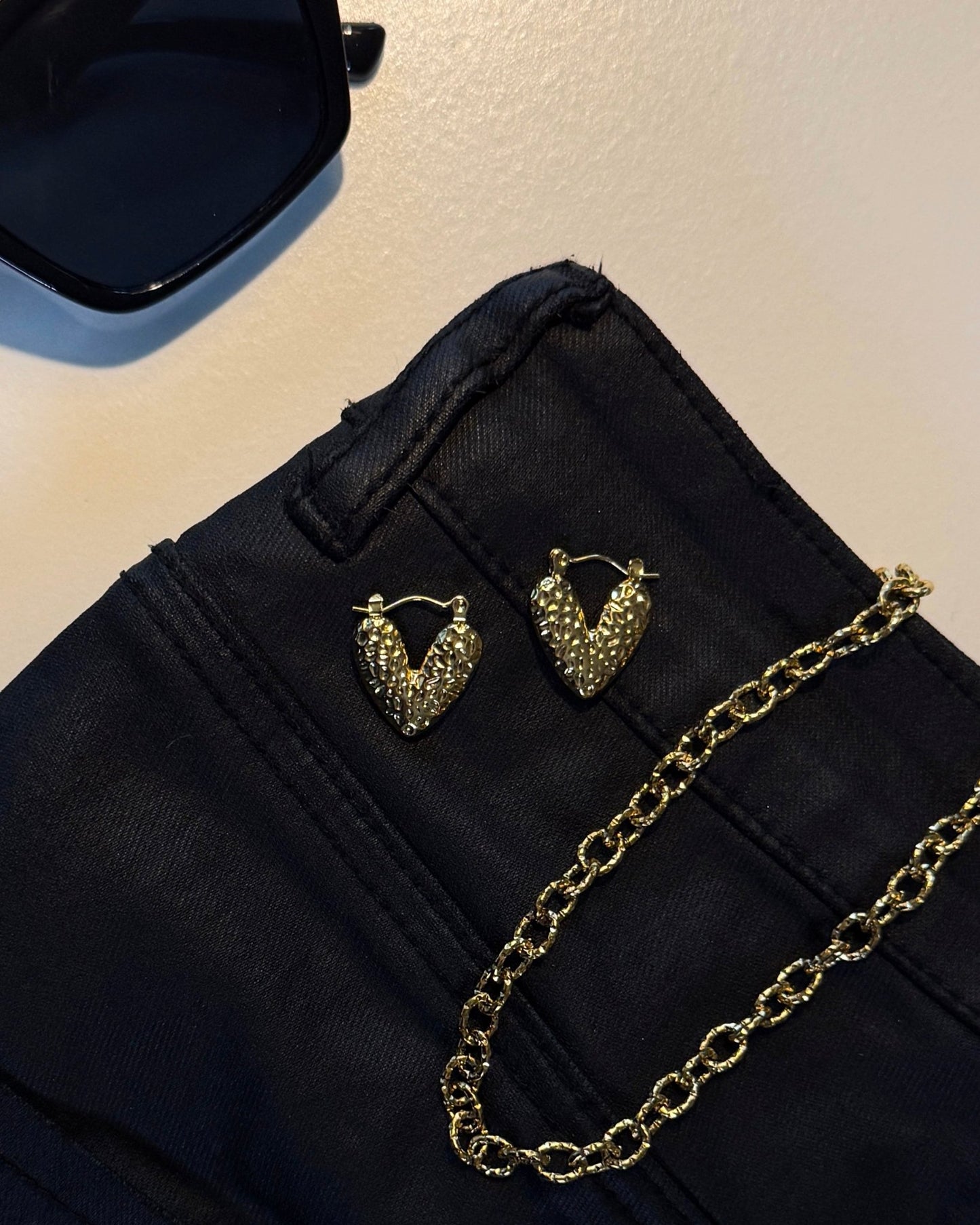 Golden Crush Hoops - Milone Jewelry