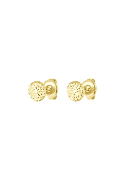 Mönstrade Runda Stud - Örhängen - Milone Jewelry