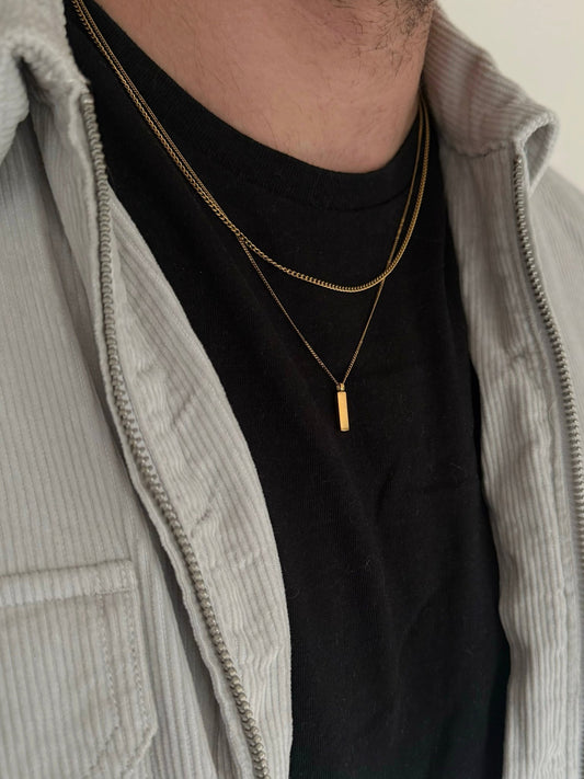 Necklace Layering Set - Herr halsband - Milone Jewelry