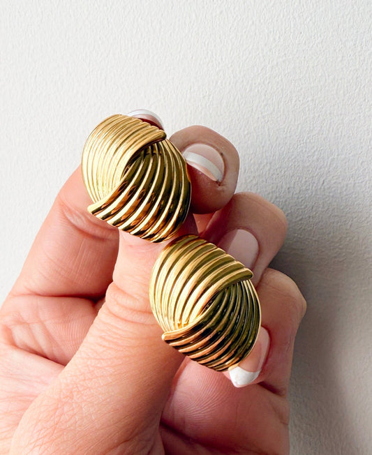 Retro Stripe - Örhängen - Milone Jewelry