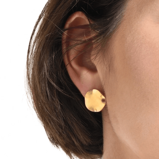 Runda, Hamrade Örhängen - Milone Jewelry