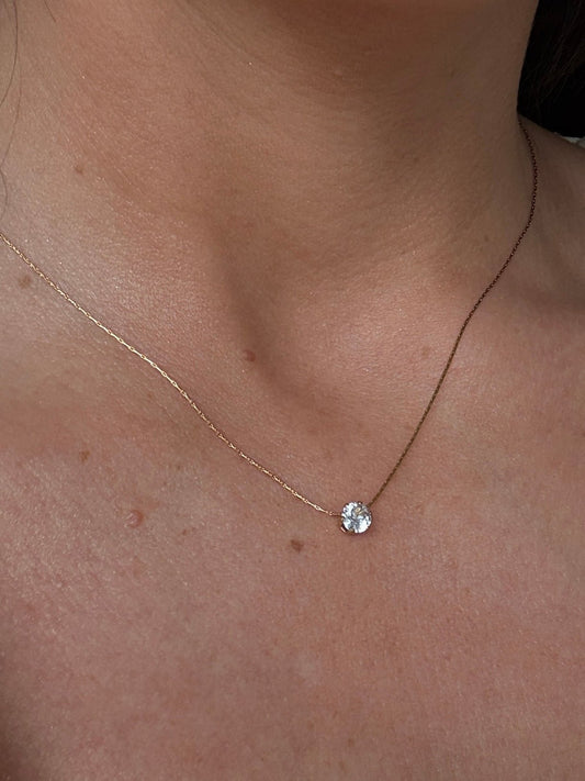 Solitär Halsband - Milone Jewelry