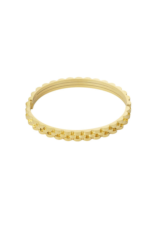 Stelt Länkarmband – Guld - Milone Jewelry